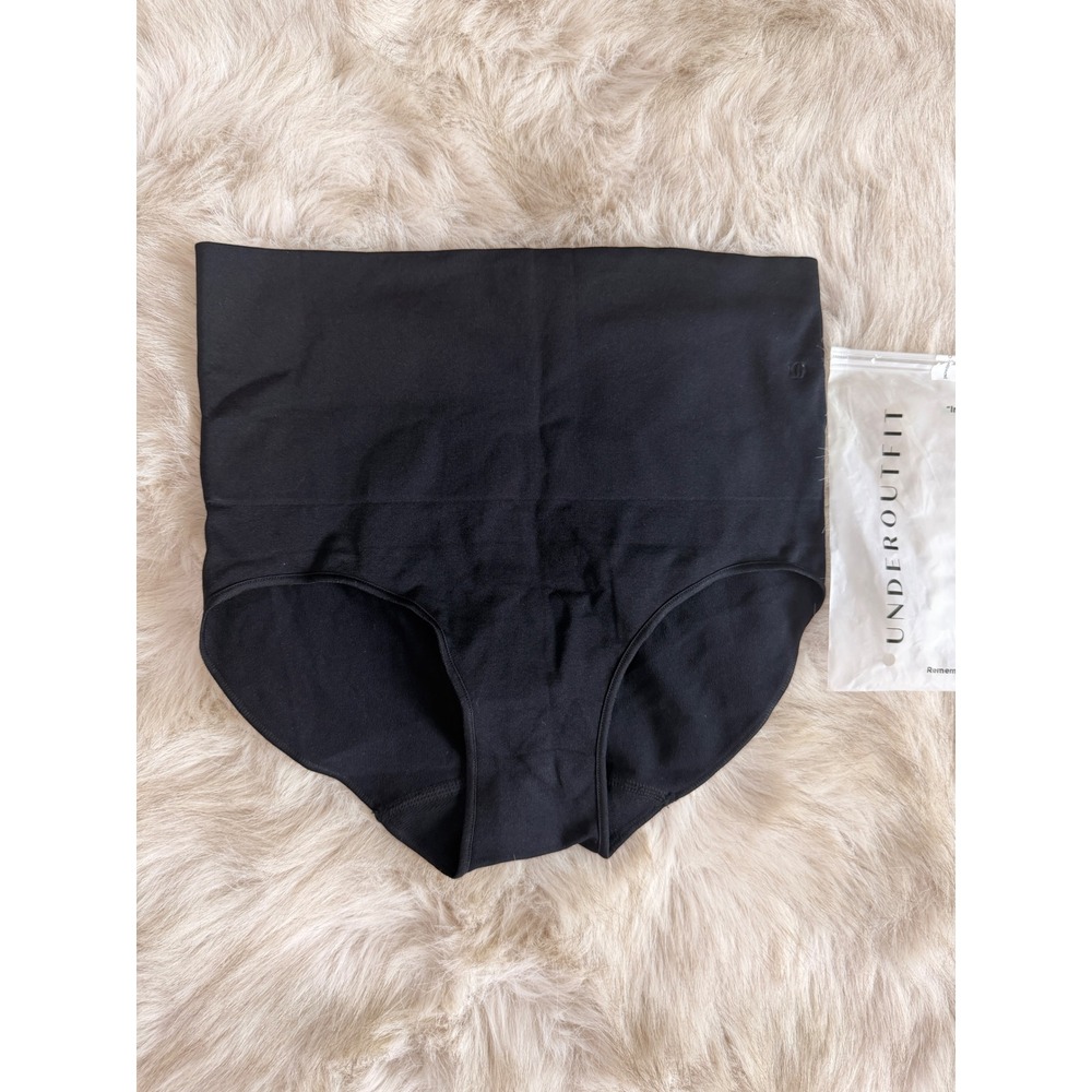 Underoutfit Shaping Briefs Womens Small Black NWT High Waisted Style 208